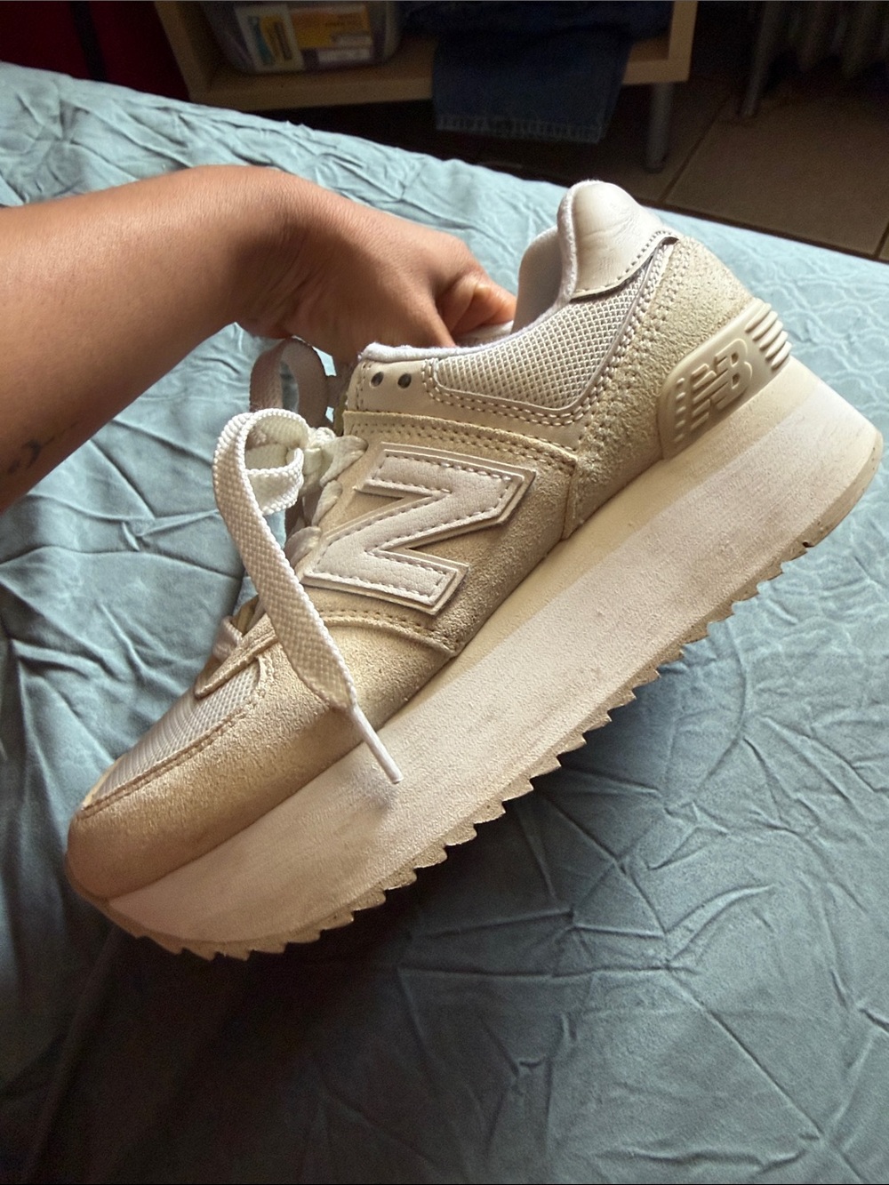 New Balance  574 Sneakers in Off-White/Cream